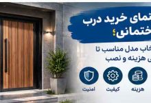 راهنمای خرید درب ساختمانی